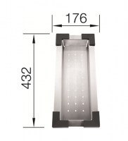MEDIDAS CUBETA INOX SUBLINE CERAMICA BLANCO